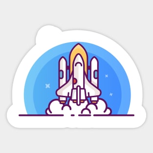 Rocket Man Sticker